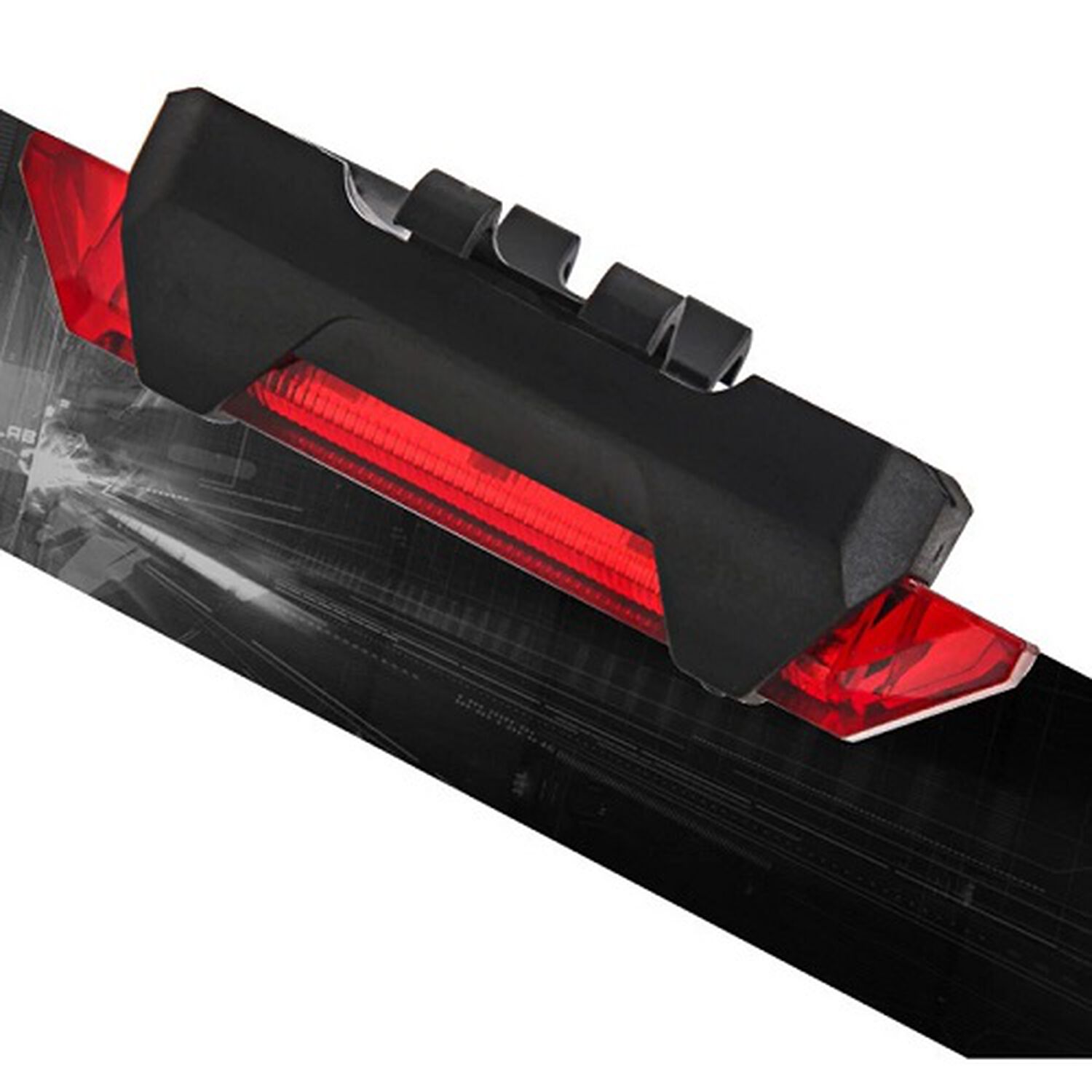 Luz Linterna Led Bicicleta Luz Trasera Lateral Frontal Roja Recargable image number 2.0