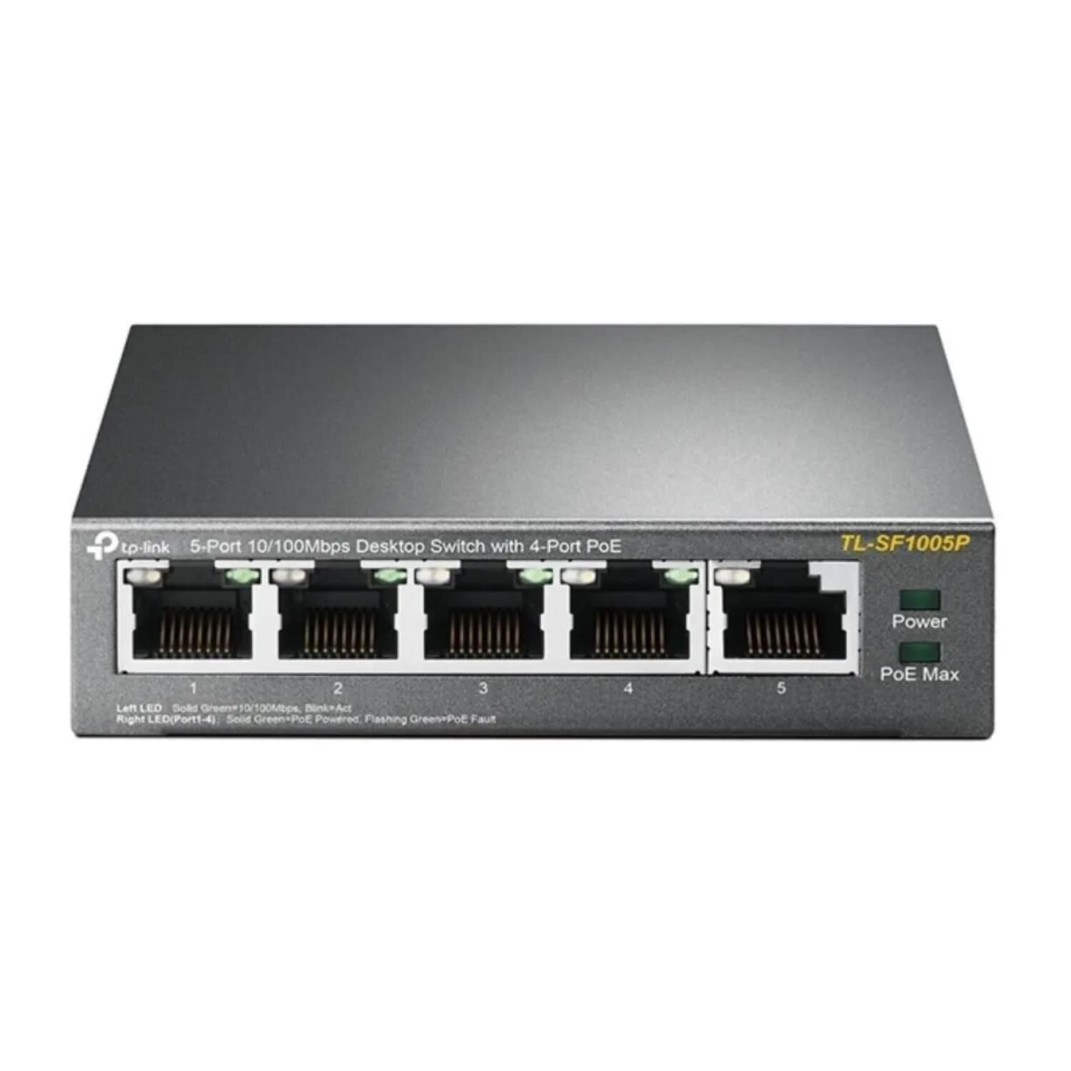 Switch De Sobremesa De 5 Puertos Gigabit Con 4 Puertos Poe image number 1.0