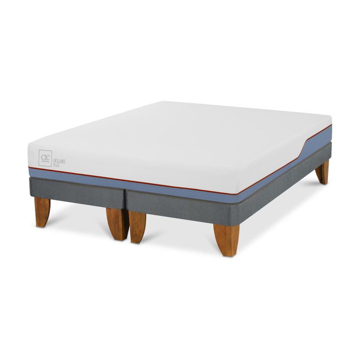 Cama Europea Cic Excellence Plus / 2 Plazas / Base Dividida image number 1.0