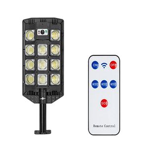 L&aacute;mpara Solar Led Control Exterior Ahorro Sensor Movimiento