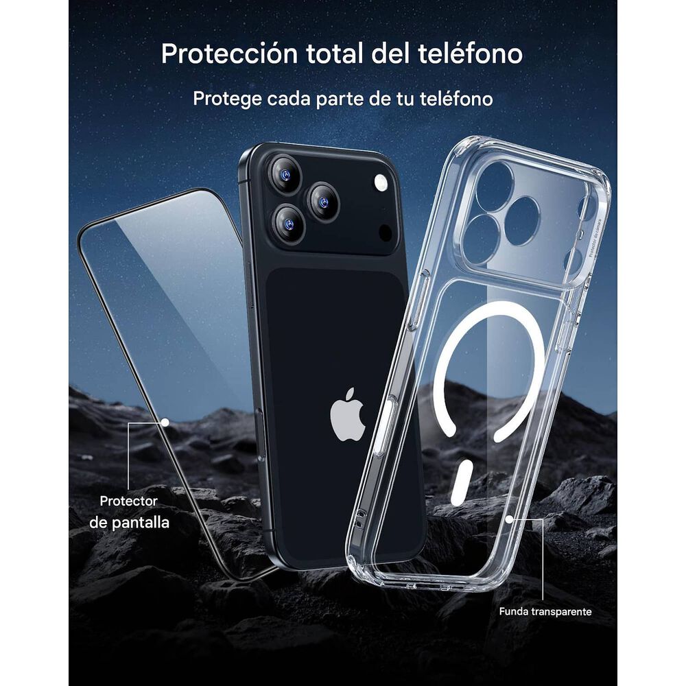 Para Iphone 17 Pro - Pack: Carcasa Magsafe + Vidrio Templado image number 5.0