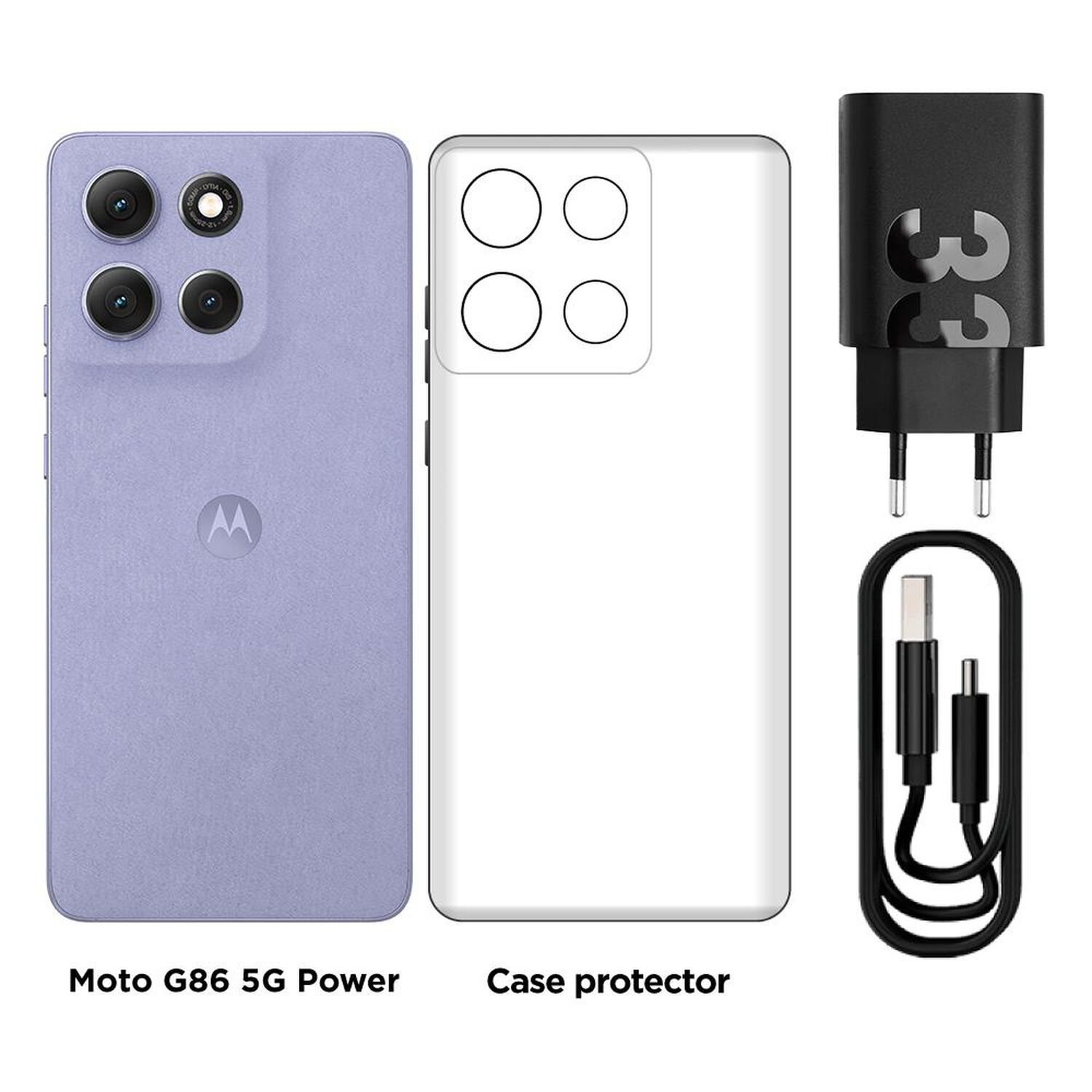 Smartphone Motorola Moto G86 Power / 5G / 256 GB / Lila / Liberado image number 4.0