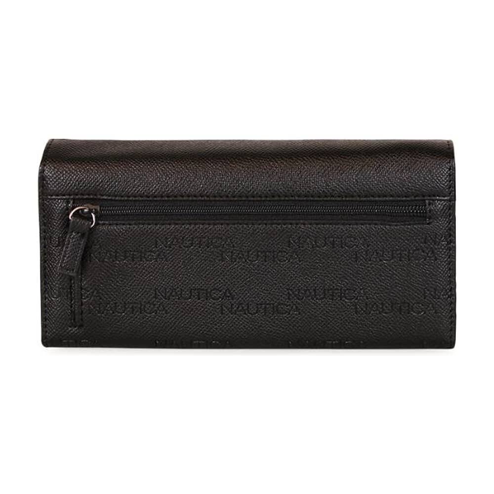 Billetera De Mujer Sunset Negra Nautica image number 3.0