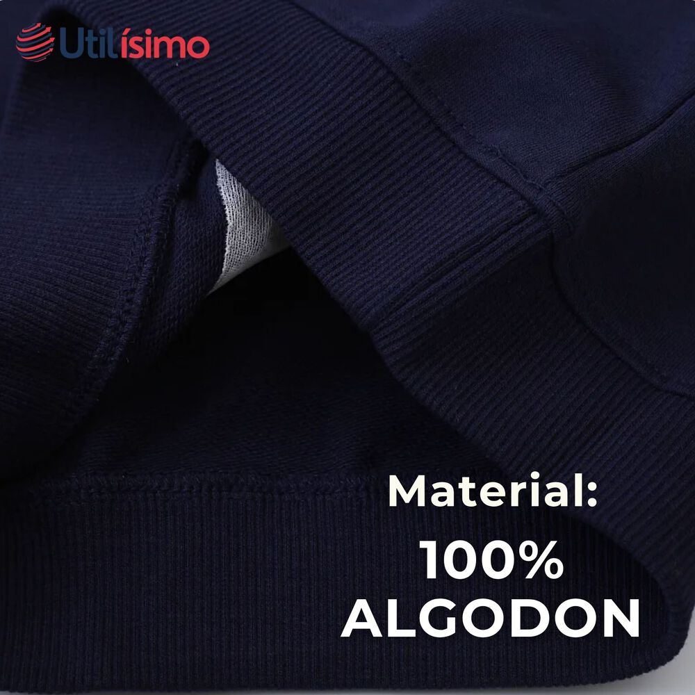 Poler&oacute;n Ni&ntilde;o Manga Larga 100% Algod&oacute;n Azul Gruas image number 4.0