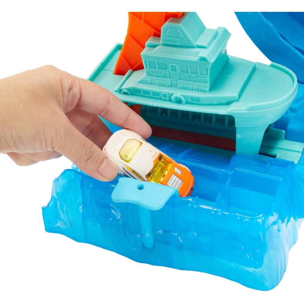 Hot Wheels City Pista Robo Tiburón image number 2.0