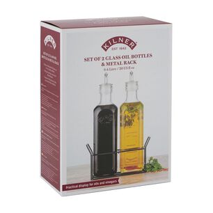 Set Alcuza Kilner M&aacute;s Base Met&aacute;lica / 3 Piezas