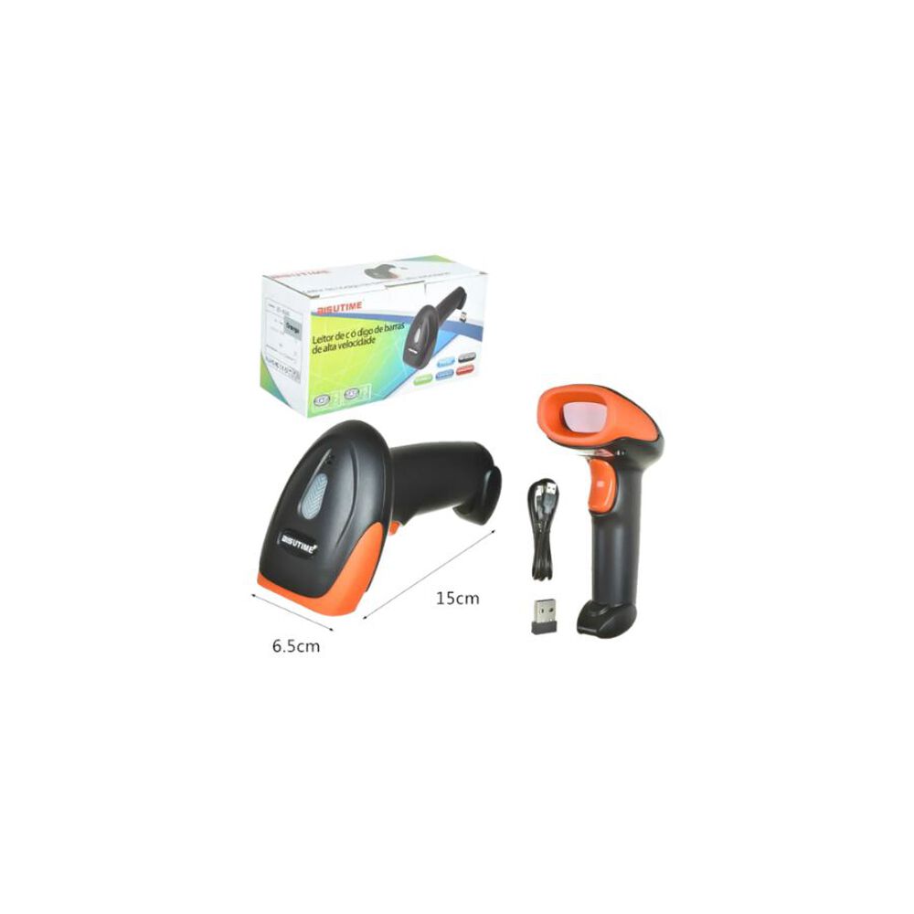 Esc&aacute;ner De C&oacute;digo De Barras Inal&aacute;mbrico Lector Usb Supermercado image number 2.0