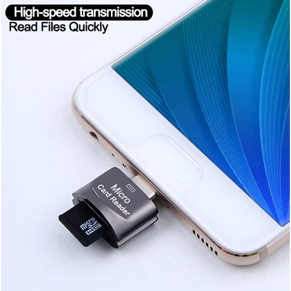 Adaptador Micro Usb A Lector Tarjeta De Memoria Micro Sd Para Celulares Porta Memoria Android image number 3.0