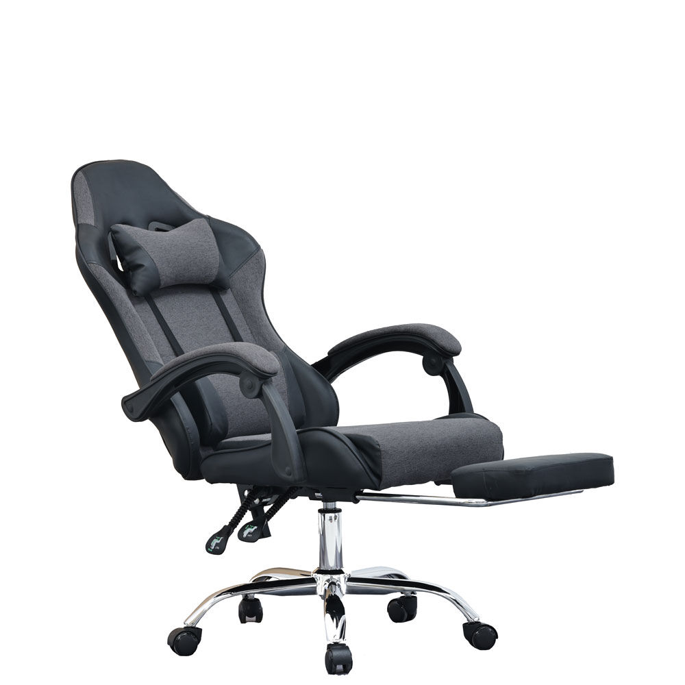 Silla Gamer Escritorio Ergonomica Y Reclinable Color Negro image number 1.0