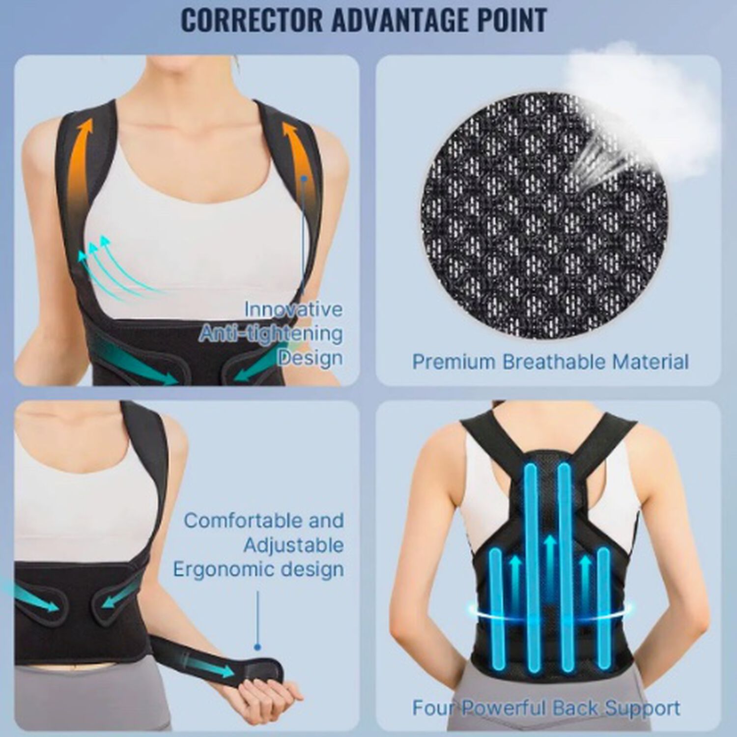Corrector Postura Ajustable S image number 3.0