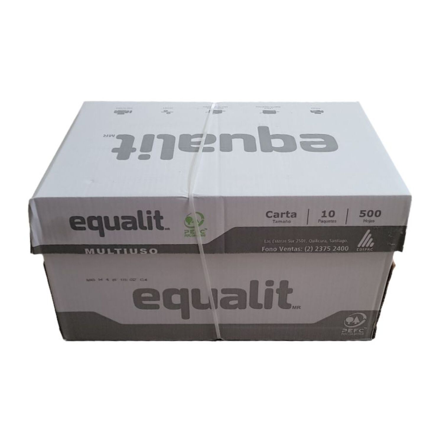 Resma Papel Fotocopia Carta 75gr. Equalit image number 2.0