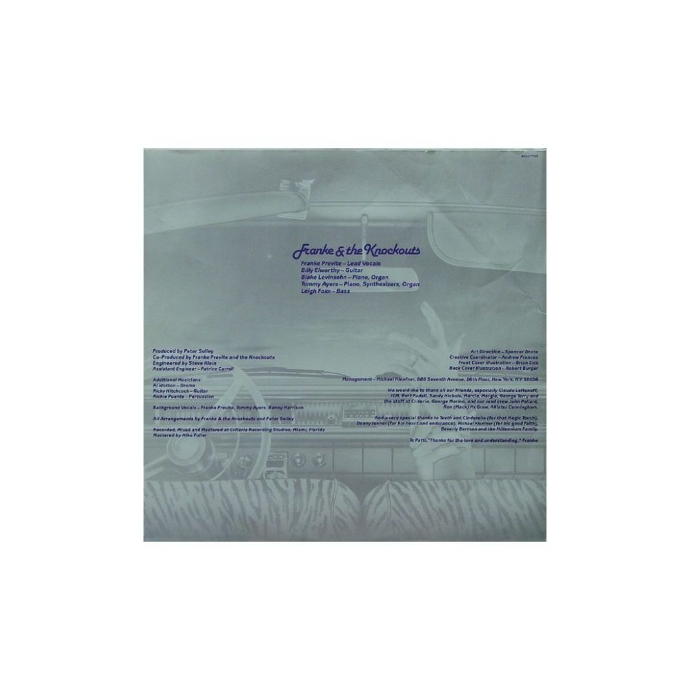 Franke & The Knockouts - Below The Belt | Vinilo Usado image number 2.0