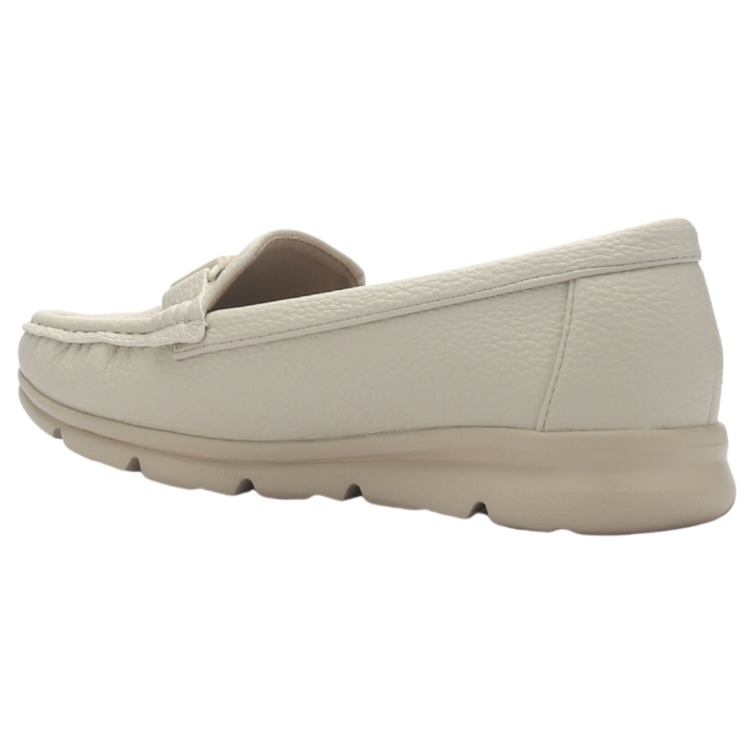 Mocasin De Mujer De Color Nude Casual Chalada Leve-1 image number 3.0
