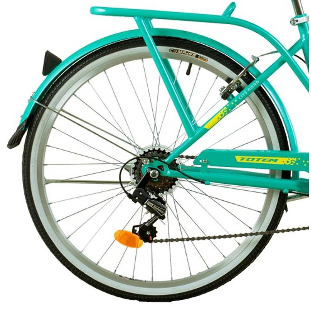 Bicicleta Totem City Dama Aro 26 Turquesa image number 4.0