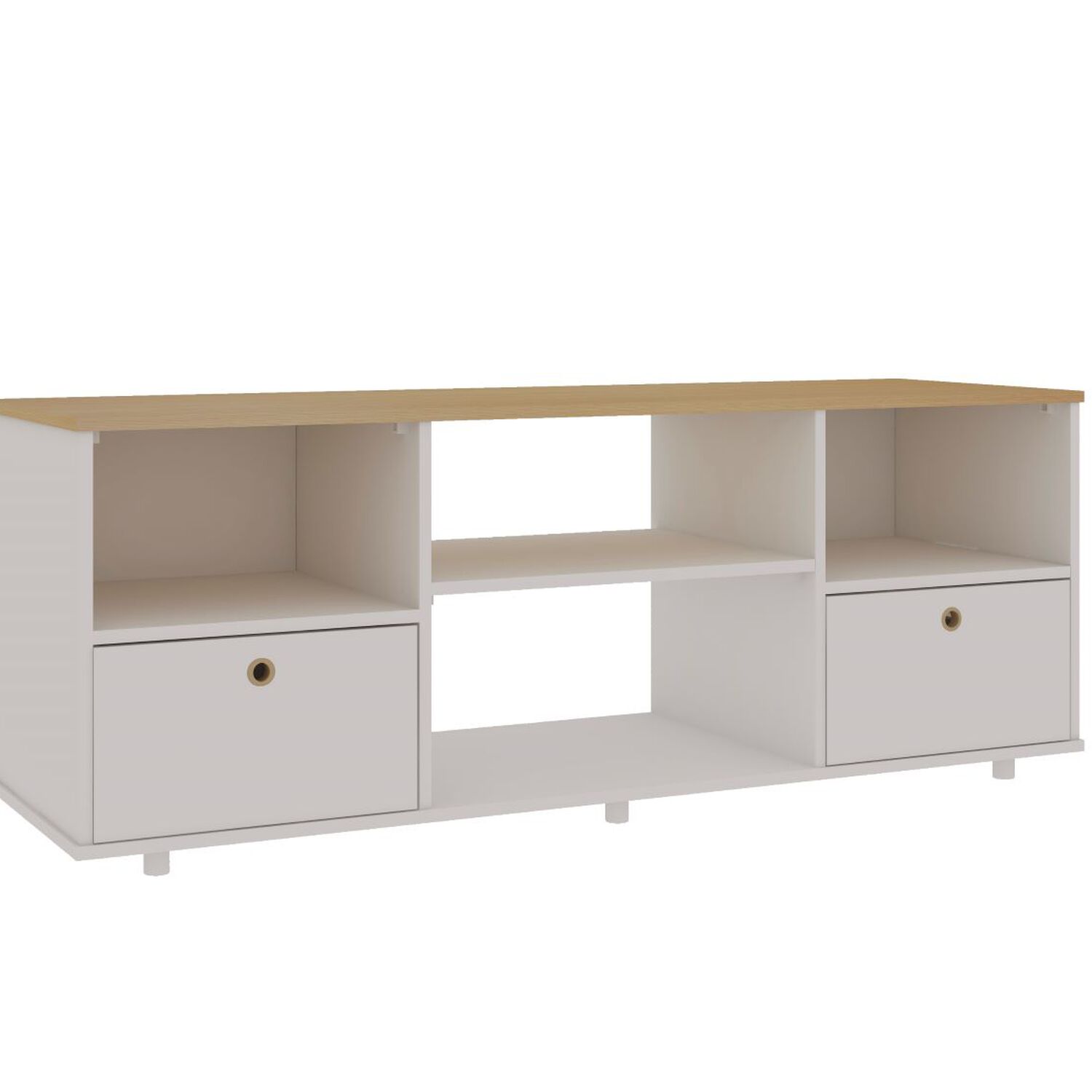 Rack Tv Hazlo Tu Mismo Simm Blanco image number 0.0