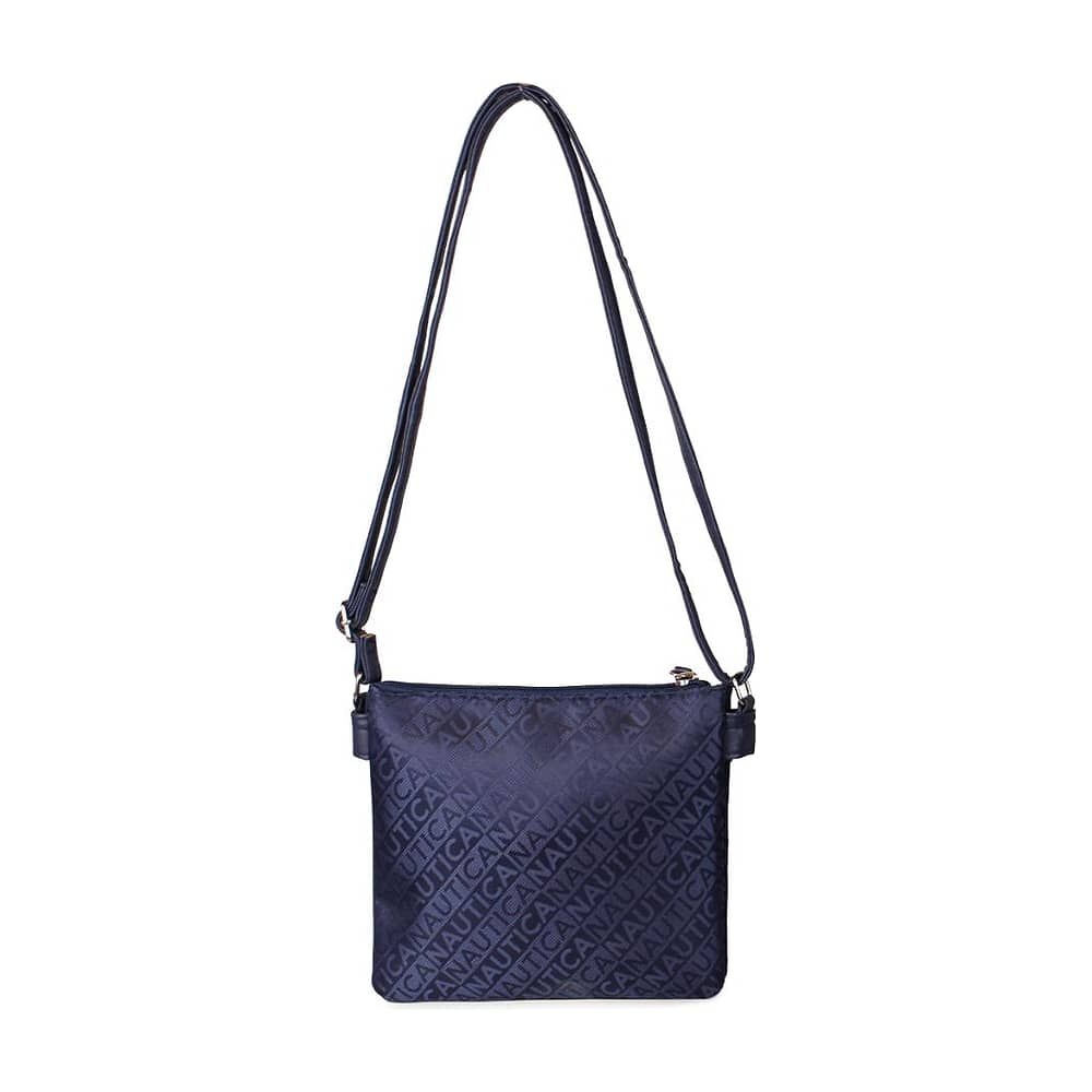 Cartera Cruzada Leeway Azul Marino Nautica image number 2.0