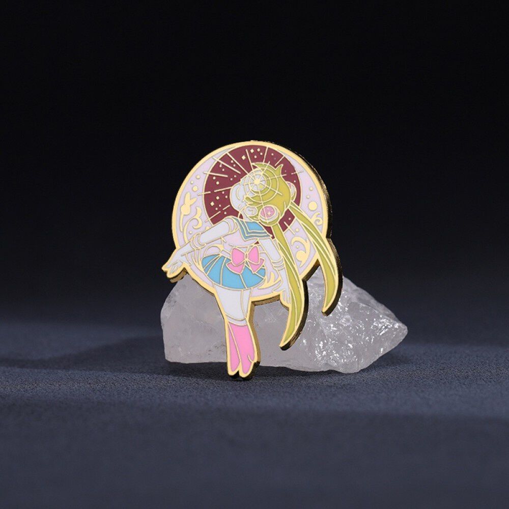 Pin Broche Vintage Dijes Sailor Moon Luna image number 1.0