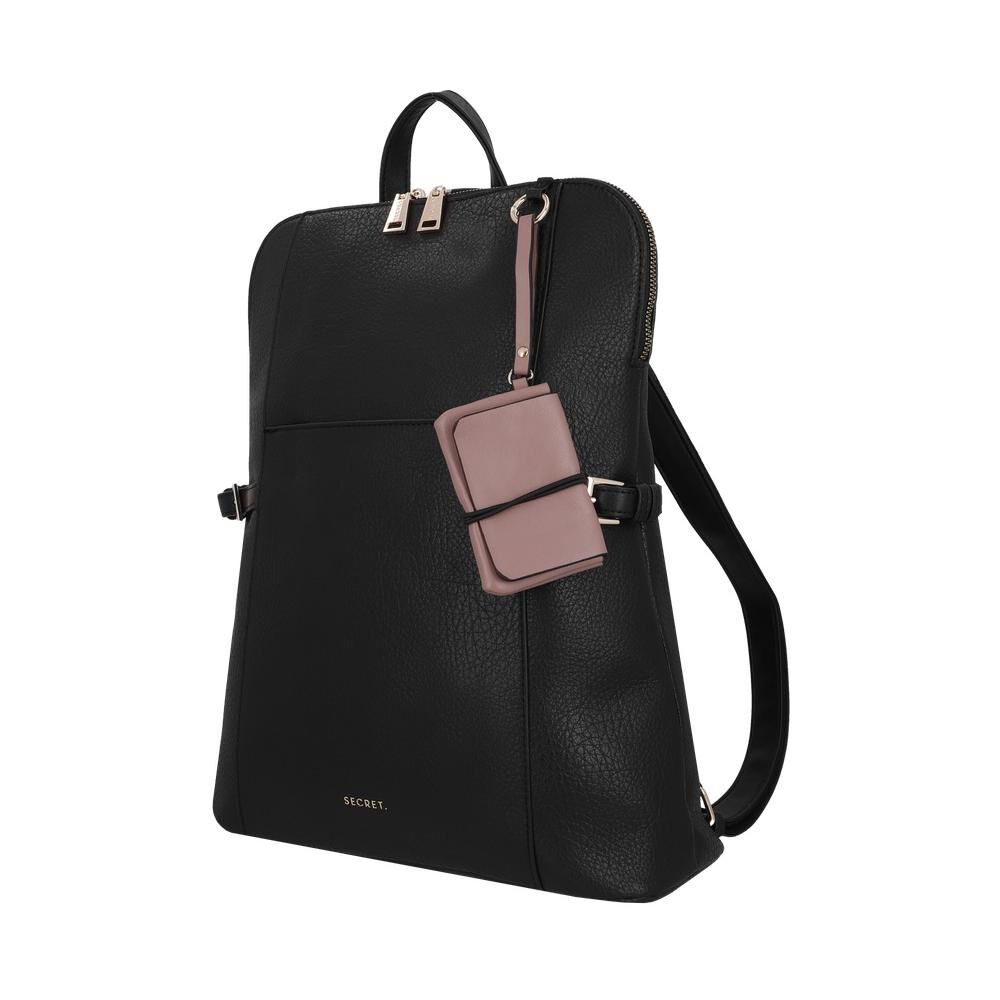 Mochila Notebook Secret Zamora St6 Negro 15" image number 1.0