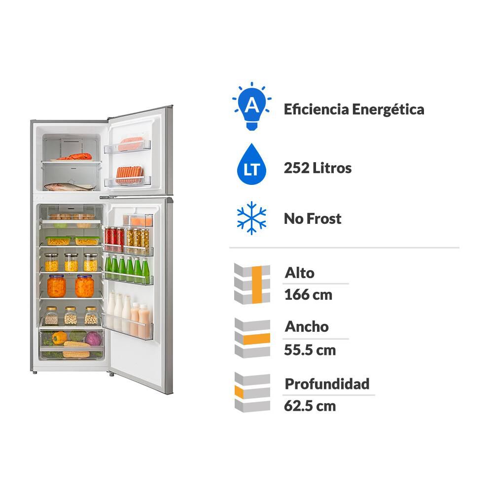 Refrigerador Top Freezer Kubli Convencional/ No Frost / 252 Litros / A image number 1.0