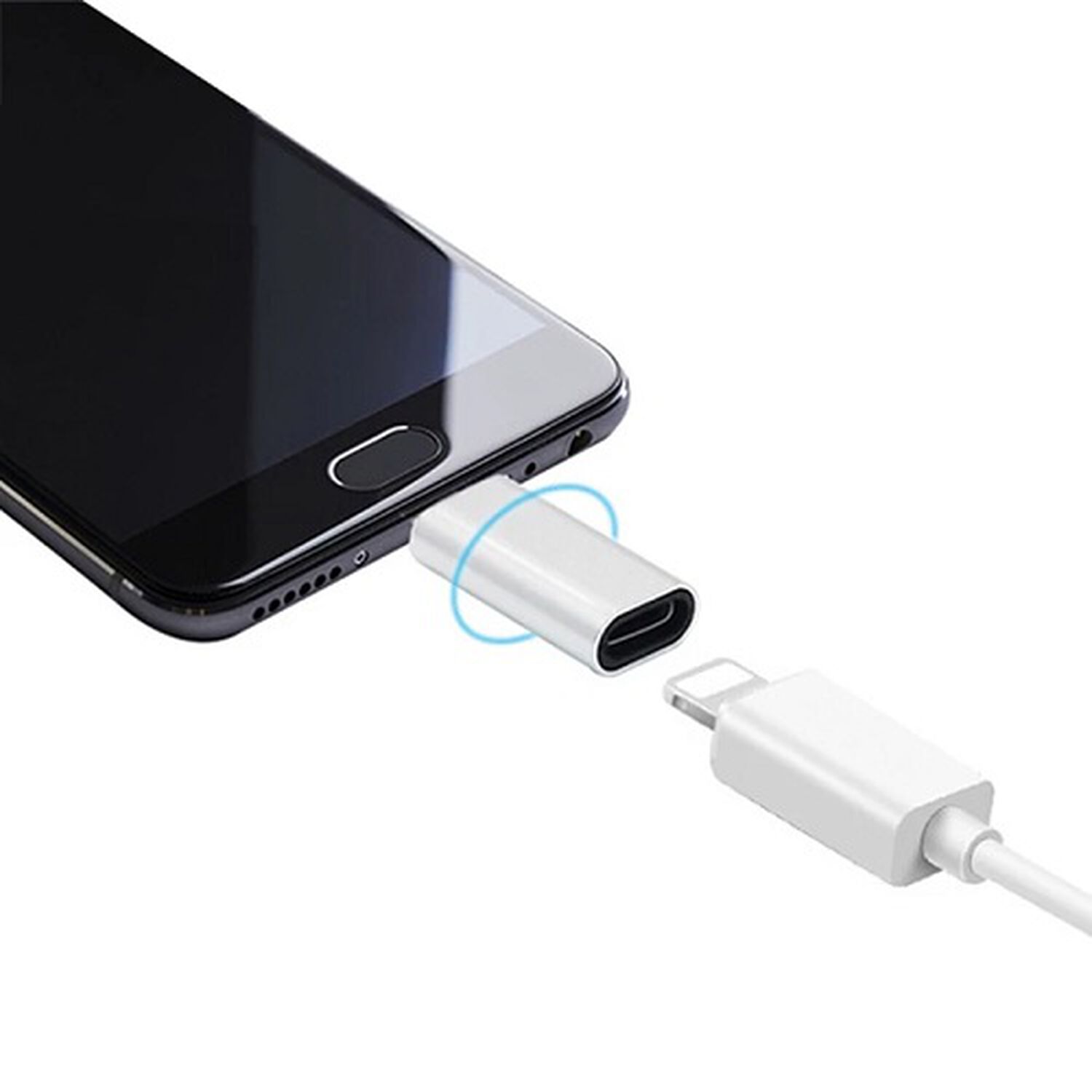 Adaptador Micro Usb Para Iphone Ligthning Convertidor Otg Conversor Micro Usb V8 Macho Para Iphone Hembra image number 3.0