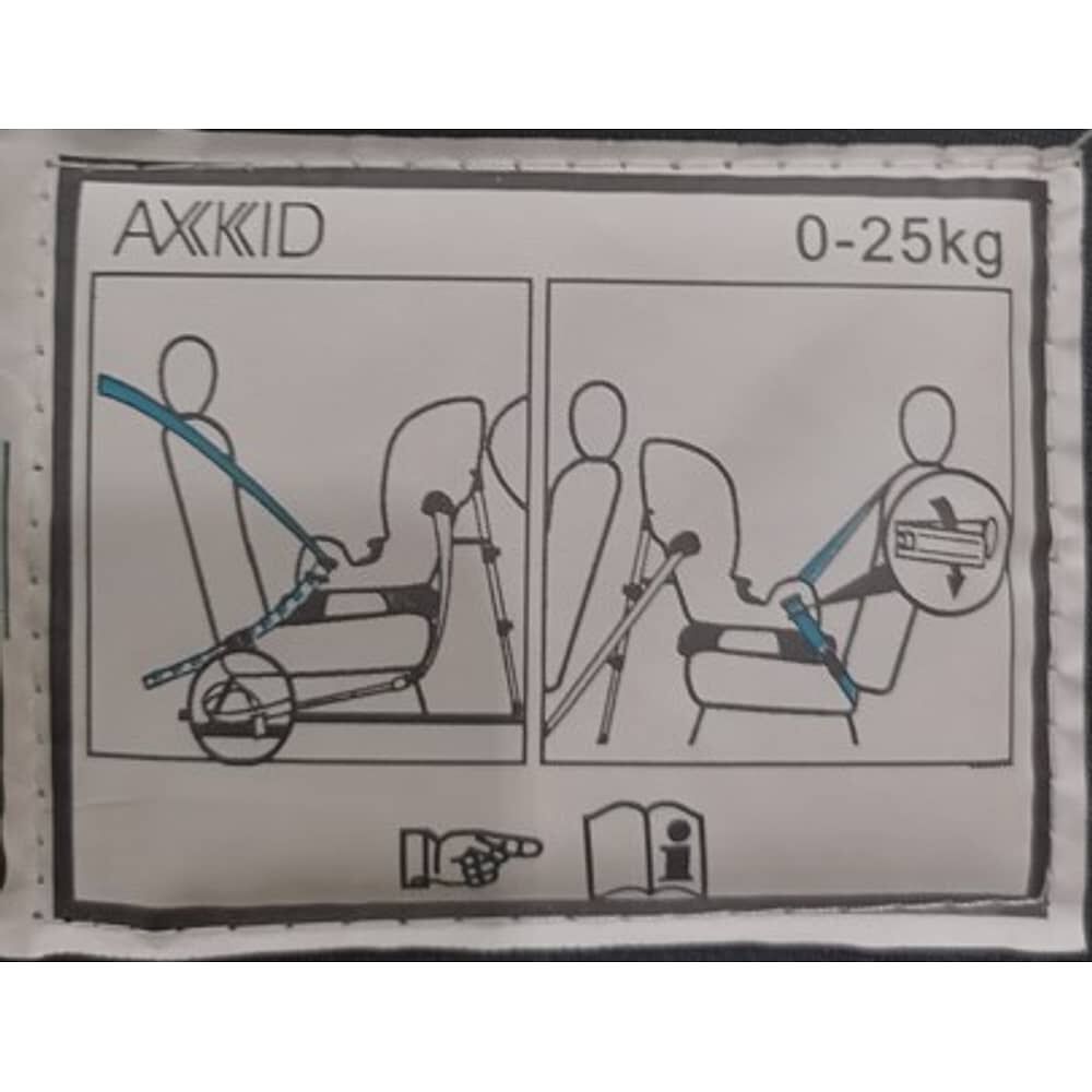 Silla De Auto A Contramarcha Minikid Negro image number 7.0