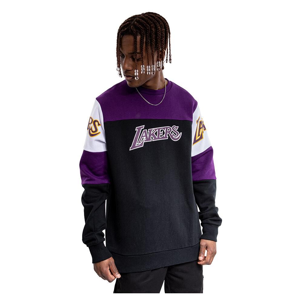 Polerón Cuello Redondo Hombre L.a. Lakers Mitchell And Ness image number 2.0