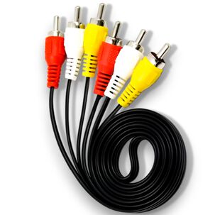 Cable De Audio Y Video (3x3) Rca/rca 1.8mt Ulink Deluxe Line