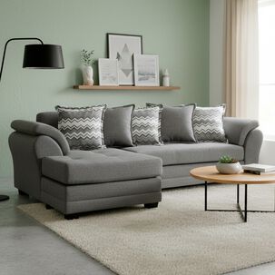 Sof&aacute; Seccional Izquierdo Living Factory Mustang / 4 Cuerpos