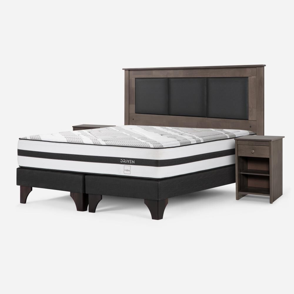 Cama Europea Rosen Driven / King / Base Dividida + Set De Maderas image number 1.0