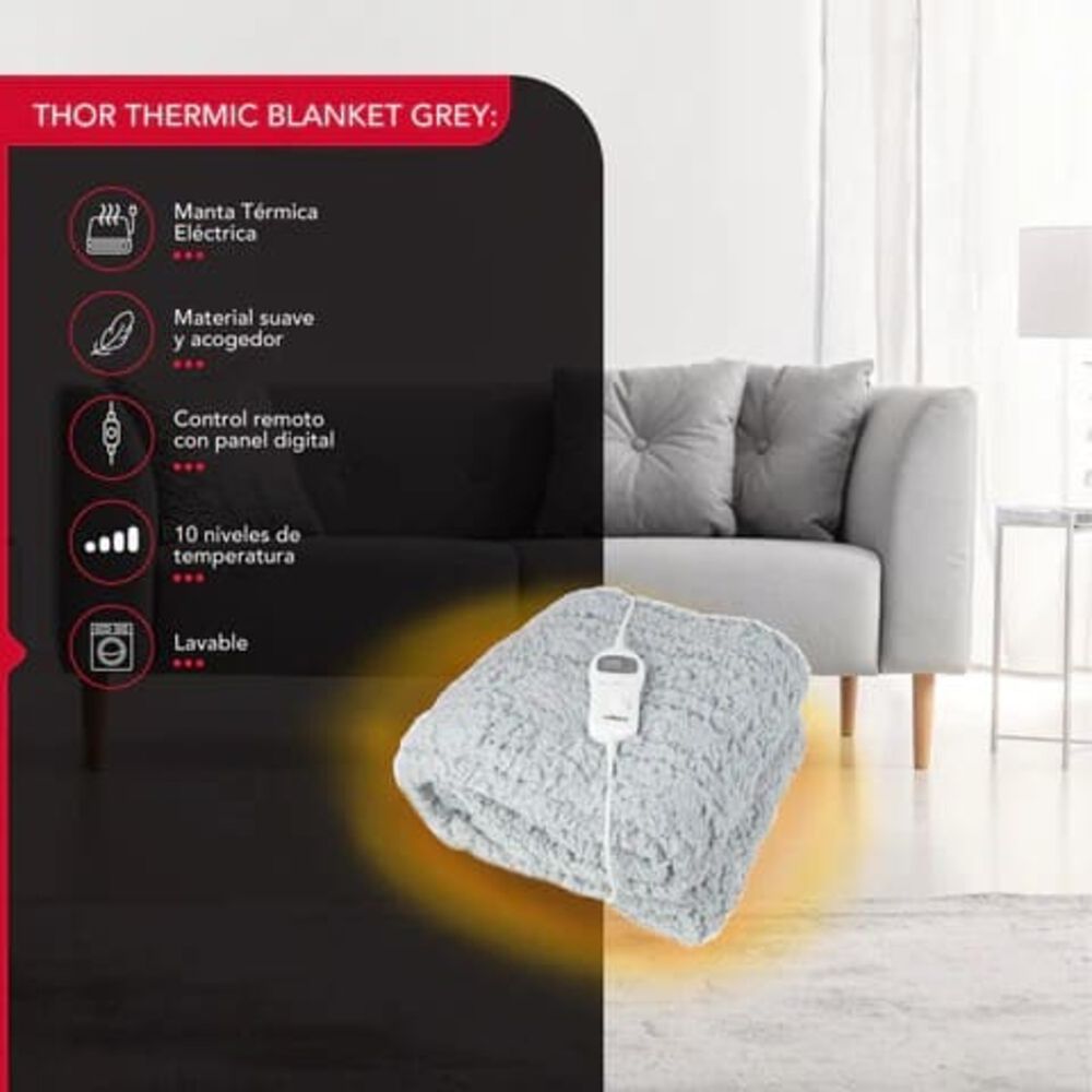 Manta T&eacute;rmica Thor Thermic Blanket Grey image number 1.0