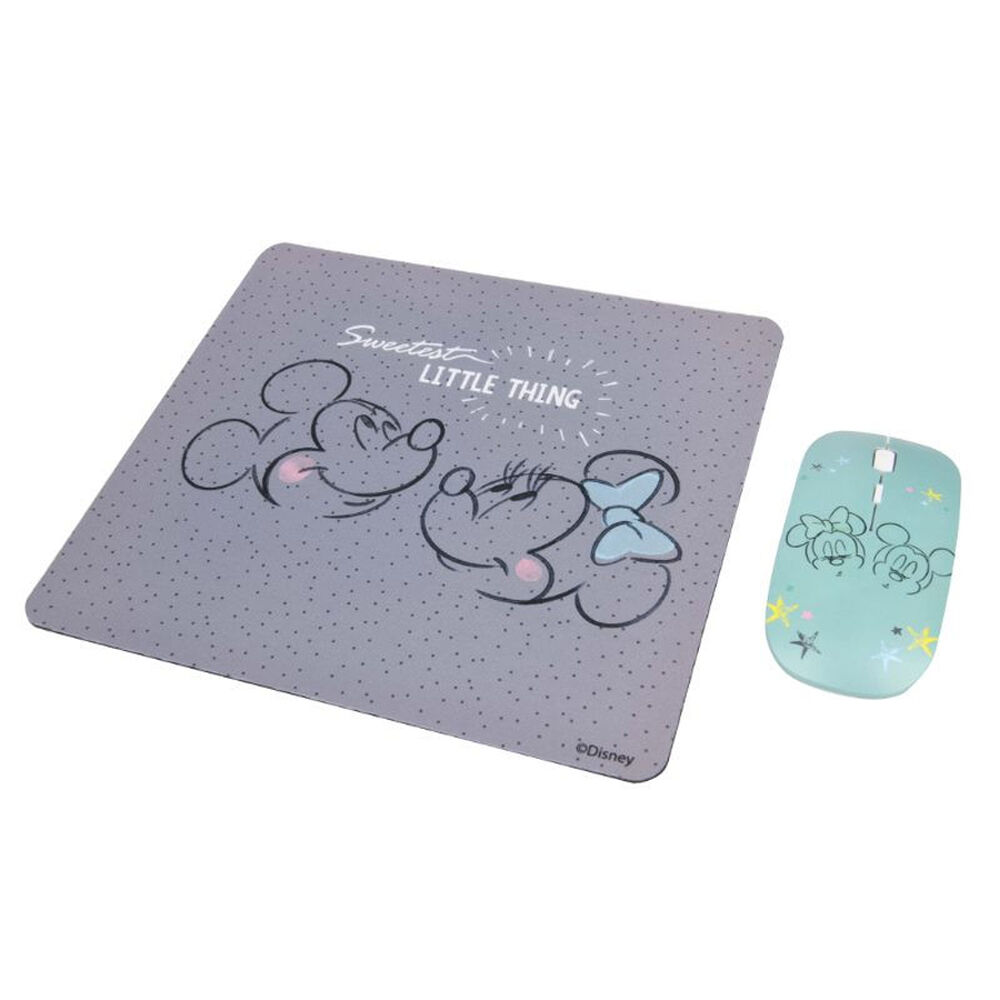 Kit Mouse Inalámbrico + Mousepad Mickey Mouse image number 0.0