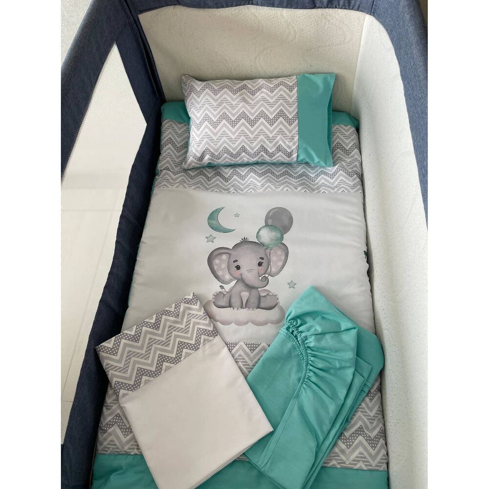 Juego De Sabana Mas Cobertor Elefante image number 1.0