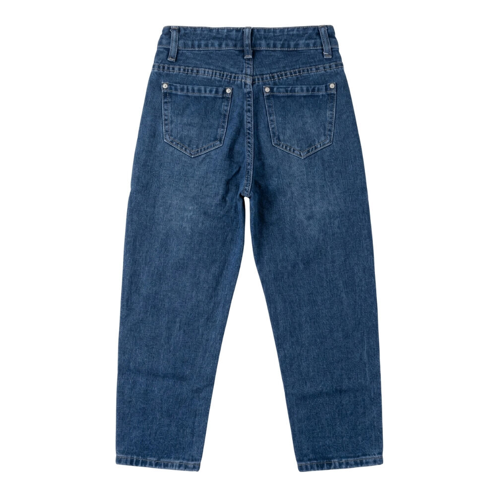 Pantalon Jeans Baggy Ni&ntilde;a Mezclilla Azul Recto image number 5.0