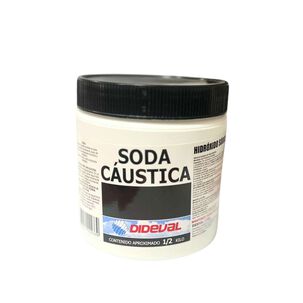 Soda Caustica En Perlas (pote) 1/2 Kg - Dideval