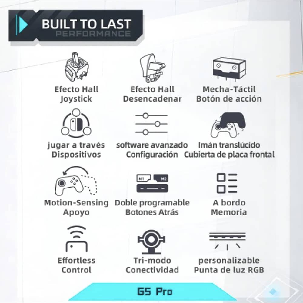 Control Joystick Inal&aacute;mbrico Machenike G5 image number 2.0
