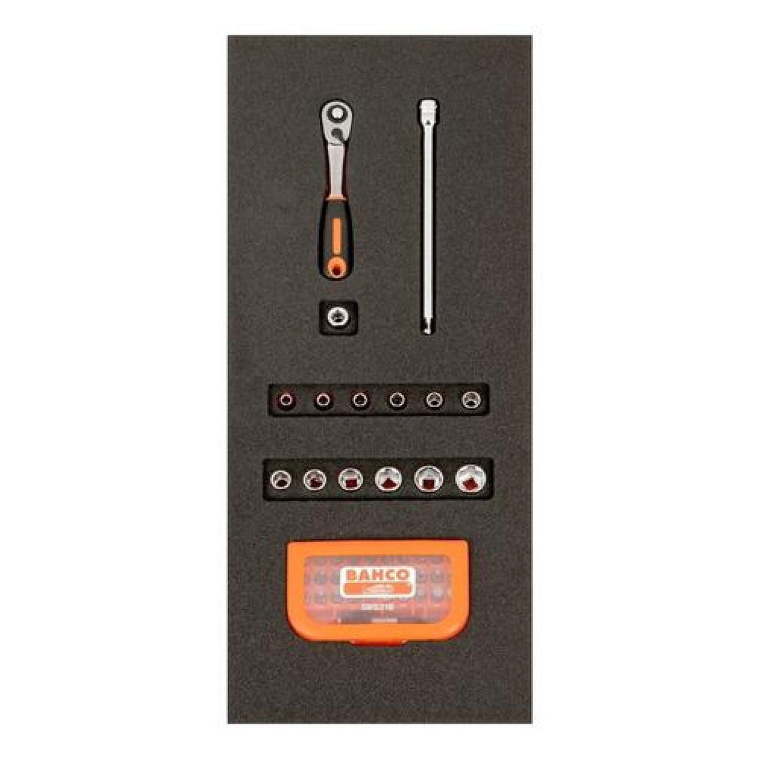 Juego De Dados 1/4 Y Puntas Fit&go 15 Pzs Bahco Ff1e2009eh image number 0.0