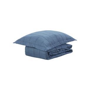Quilt Andes Stone Wash Azul 1.5 Plazas