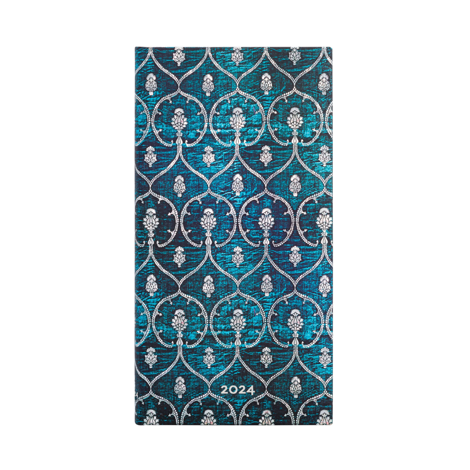 Agenda 2024 Terciopelo Azul Blue Velvet T.dura V Semana Slim image number 0.0