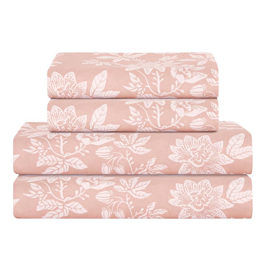 Sabanas Andes Microfibra Estampada Flor Rosa image number 2.0