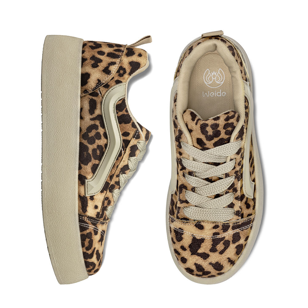 Zapatilla Casual Plataforma Mujer Weide Lt215 image number 5.0