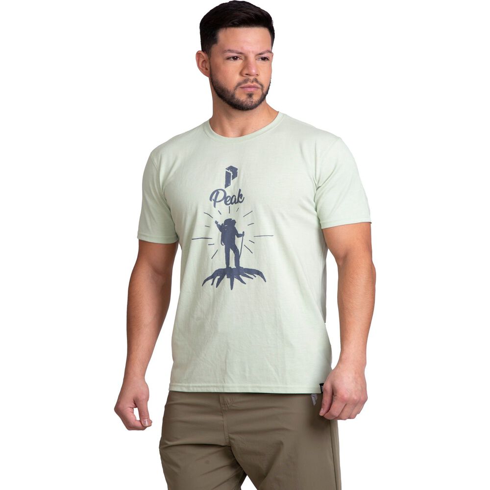 Polera Peak Performance Hombre Akurros Verde Salvia image number 0.0