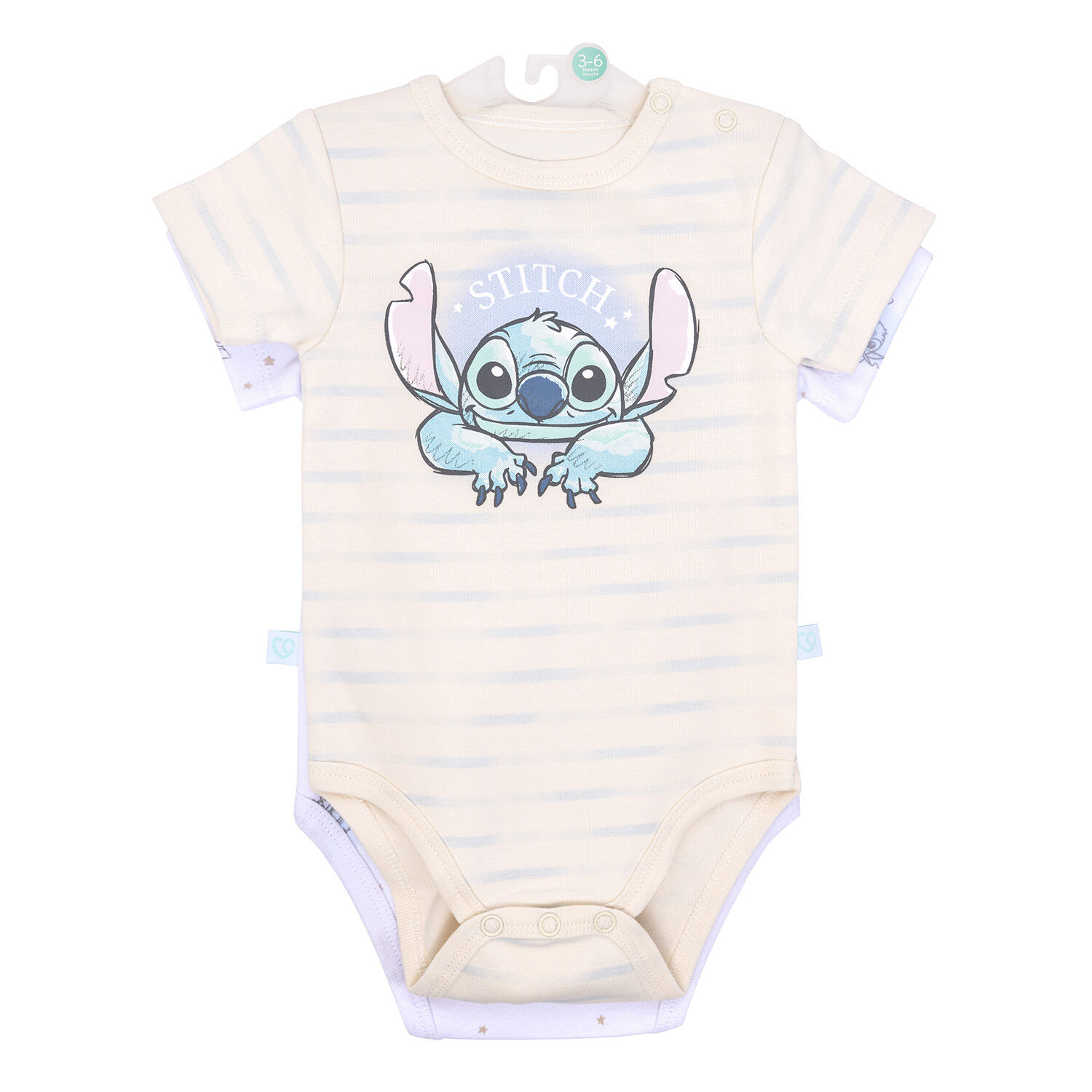 Body X2 Unisex Stitch Body Manga Corta 9 - 12 Meses image number 0.0