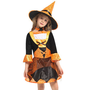 Disfraz Infantil Cosplay Bruja Calabaza