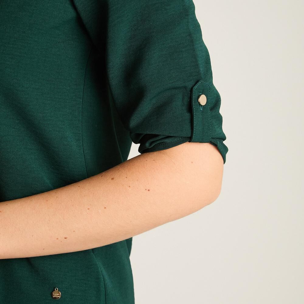 Blusa Manga 3/4 Cuello V Mujer Lorenzo Di Pontti image number 3.0