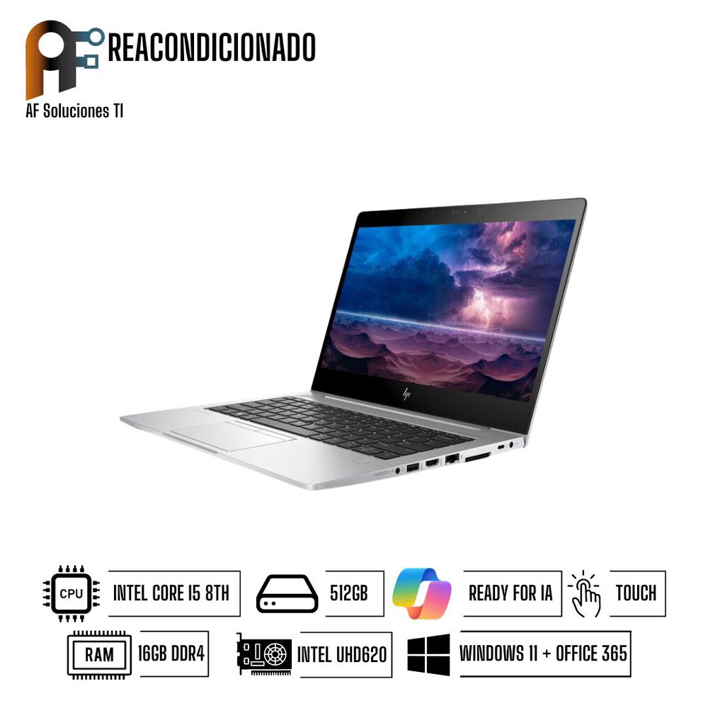 Notebook Hp Elitebook 840 G6 (i5 8th - 16gb - 512gb - Touch)(windows11 - Office365) Reacondicionado image number 1.0