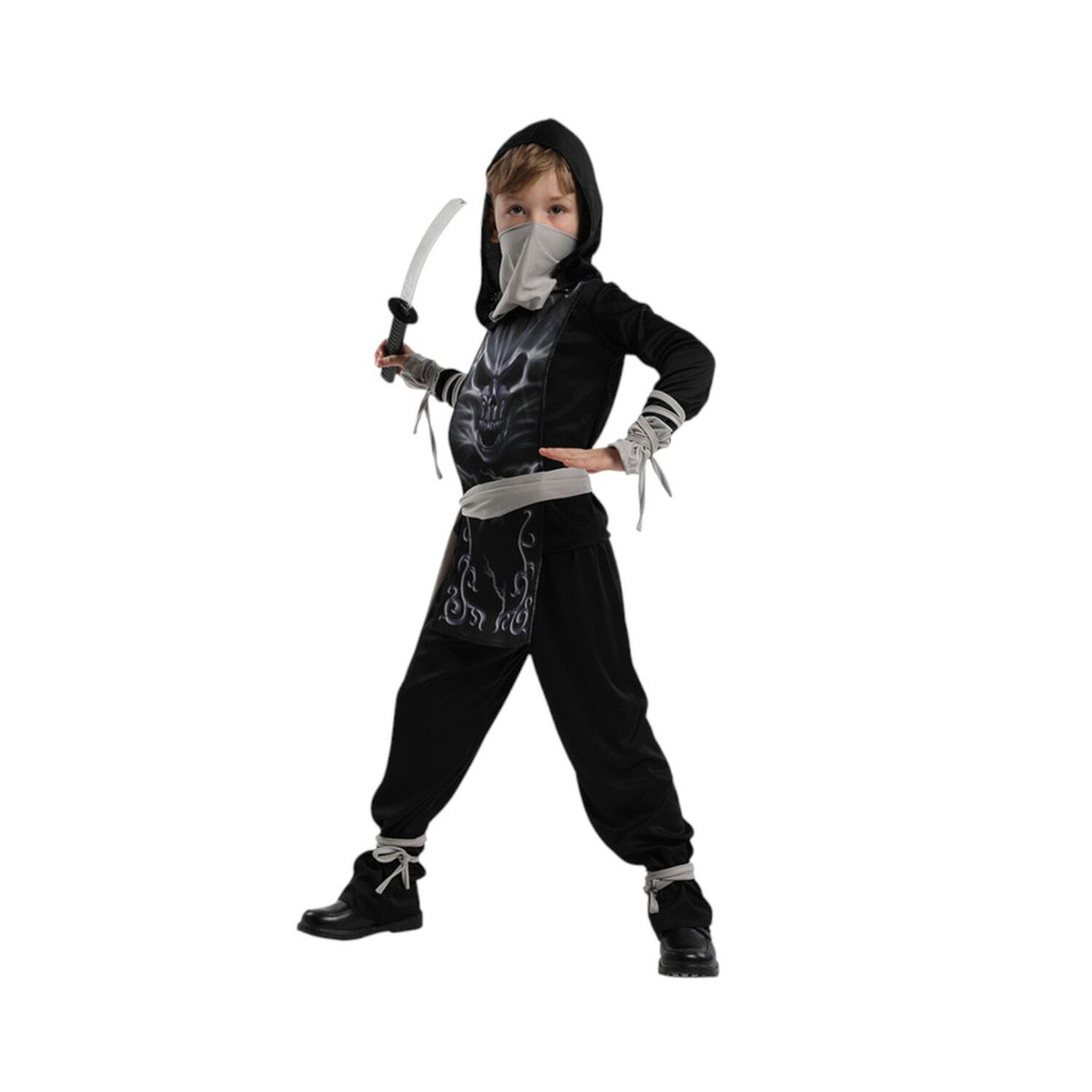 Disfraz Infantil Ninja Esqueleto Asesino image number 0.0