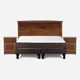 Cama Europea Rosen Ergo T / 2 Plazas / Base Dividida + Set De Maderas Veneto