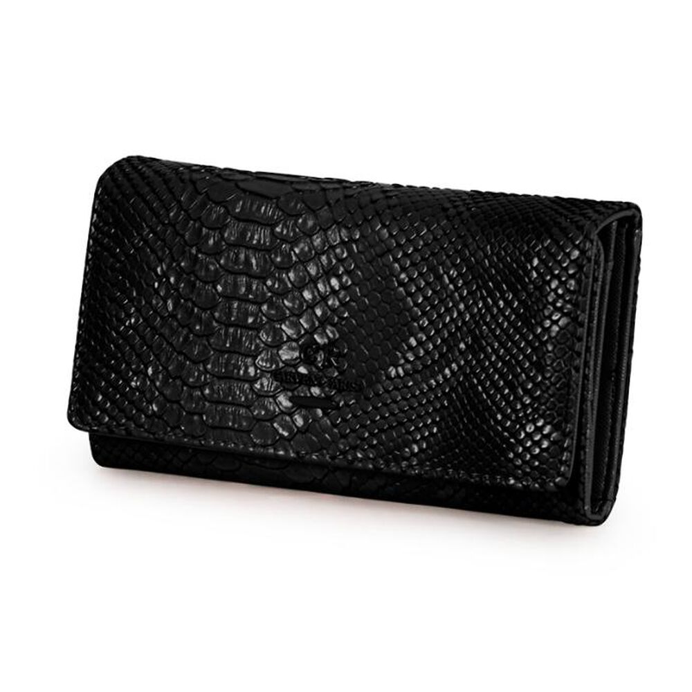 Billetera Mujer Alda Serpent Negra Carven image number 0.0