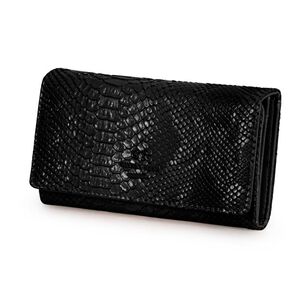 Billetera Mujer Alda Serpent Negra Carven