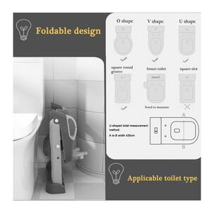 Asiento De Baño Adaptador Plegable Para Niños